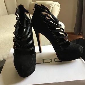 Faux suede heels from ALDO